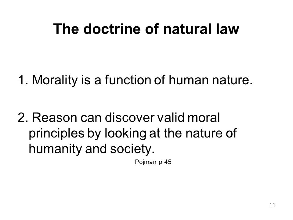 Nature and purpose of law